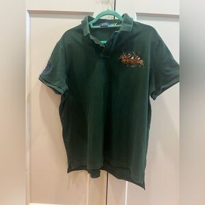 POLO RALPH LAUREN Shirt Mens‎ Extra-Large BIG Triple Pony Embroidered 3 VINTAGE